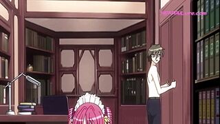 Hentai Maid Teaches Erotic Skills in Passionate Bedroom Play