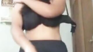 Gouthami reddy manthena removing her black bra and showing her big boobs video