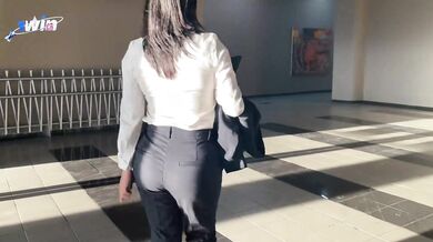 SEXO ANAL ENTREABOGADA de mi empresa desgarra su Gran Culo - XXX!