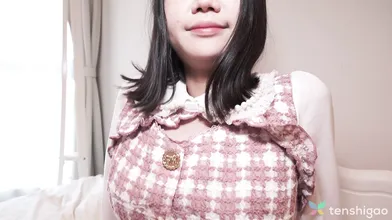 Nanako Kawada, an adorable brunette cutie with bangs and big black eyes