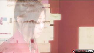 Kimono lady Yui Shiina