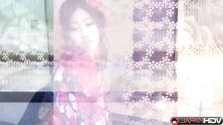 Kimono lady Yui Shiina