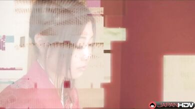 Kimono lady Yui Shiina