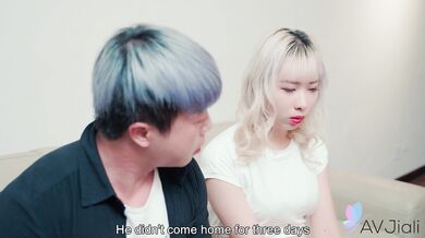 Wang is hungry for him and she slides his dick deep into her mouth. Now