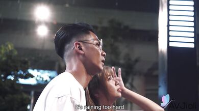 Ranako slides on top of him and he slides his cock into her pussy. He