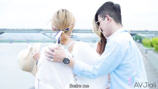 The boy is so close to him Jin reaches for him and kisses him. Since