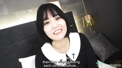Moeka Tachibana wanted to start off the shoot slowly and let the