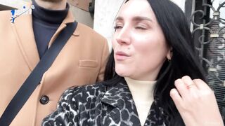 Eva deep throats a stranger in Venice's risky public - horny69rabbits' greatest