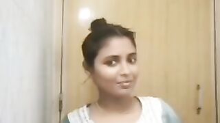 Gouthami reddy manthena removing her chudidar & showing her bra and milky boobs
