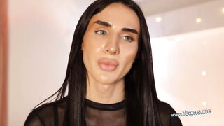 Horny Trans Babe Wanks Her Penis On censored