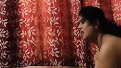 wife giving handjob to lover