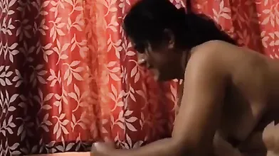wife giving handjob to lover
