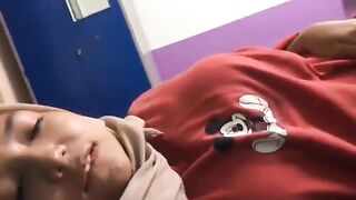 Awek Tudung Kena Ramas