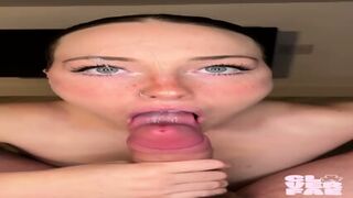 POV Sloppy Eye Contact Blowjob