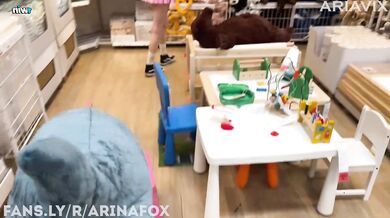 Explore Bedroom Store with Step Sister, end in public sex - stellar XXX porn!