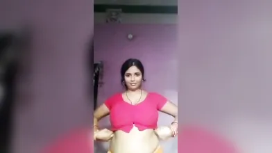 Gouthami reddy manthena sexy lanje removing saree & milky Boobs with
