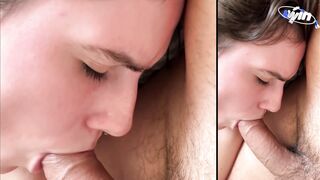 Cute legitimate yr old fuckslut gets creampied by old boy in dressing apartment