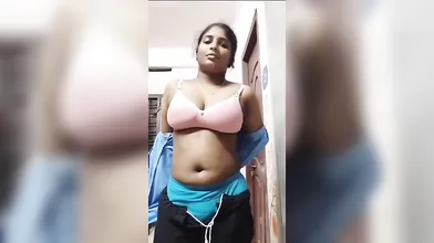 Gouthami reddy manthena removing dress showing Pink bra with milky boobs pussy