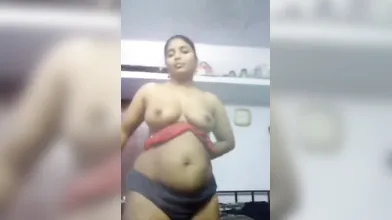 Gouthami reddy manthena removing chudidar & showing sexy Red bra with Big boobs