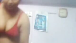 Gouthami reddy manthena showing nude body with sexy boobs removing sexy Red bra