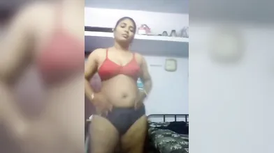 Gouthami reddy manthena showing nude body with sexy boobs removing sexy Red bra