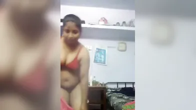 Gouthami reddy manthena showing nude body with sexy boobs removing sexy Red bra