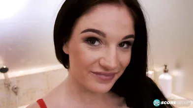 The Pregnant Busty Brunette & The Showerhead - Princess Angel