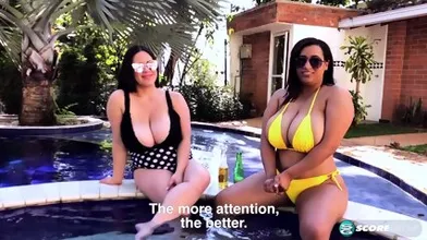 Aly Guzman & Sofia Santana: Tit Chat