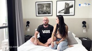 TehAngel stretches about her embark in pornography - greatest XXX!