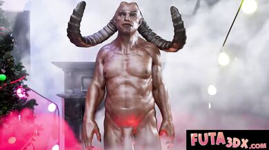 Futa3dX - Busty Blonde Gets Fucked By Demon Monster's Big Dick