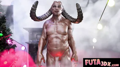 Futa3dX - Busty Blonde Gets Fucked By Demon Monster's Big Dick