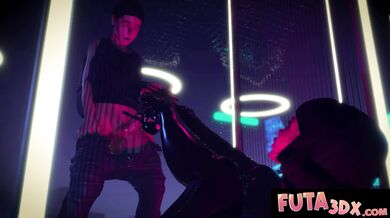 Futa3DX - Androids Get Railed HARD IN Cyber Fuckfest