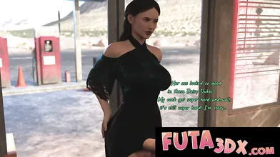 Newlywed Futa Wifes Fucking Hard On Their Roadtrip