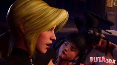 Futa3dX - BIG FUTA ORGY With FOOTJOBS And Big Dicked Babes Fucking Hard