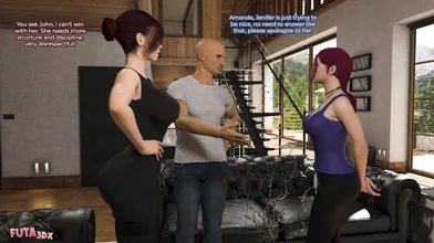 Futa3dX - Big Cock Brunette Futa Stepmom Fuckes Her Stepdaughter Hard