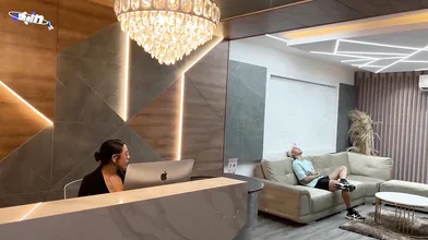 Amateur Milf Secretary Fucks her Boss's client doggystyle in the office until th