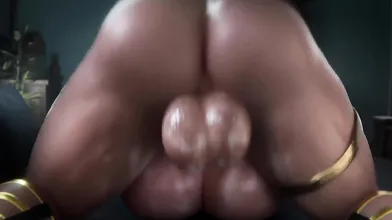 Two Big Fat Cocks For Two Ladies Came In Very Handy - Animation Futanari Group Sex With Blowjob And Anal Fucking