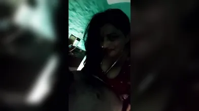 busty wife giving blowjob