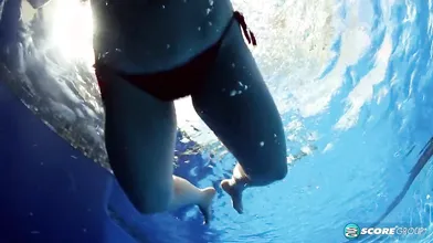 Big Tit Skinny Dip: Terri Jane