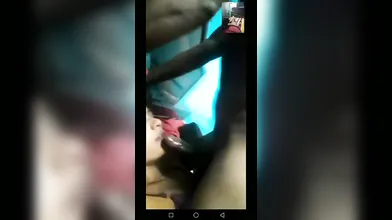 wife blowjob on live show