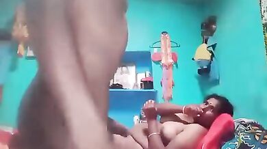 wife with lover on bed