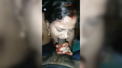 wife giving blowojob