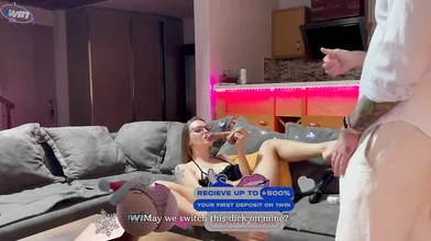 Paid to nail webcam model's stepcomrade's daughter live on air for largest XXX p