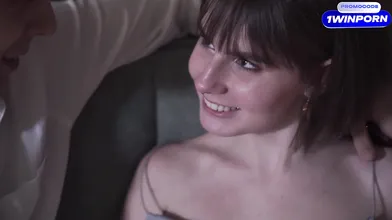 Real couple heats up gorgeous gonzo with their innate tits, perfect smooch and t