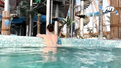 Public pickups at Aquapark, switching room quickie - peaceful fuck, shhh. Best X