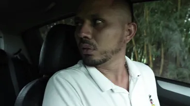 FILTHY TAXI DRIVER FROM COLOMBIA CREAMSPUFFS A 9 MONTHS PREG BIG TIT LATINA SQUI