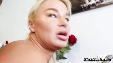 First anal lesbian pounding for stepmom