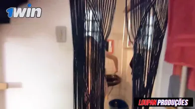 Inside the Loupan Productions' porn set, a gorgeous damsel gives fellatios and g