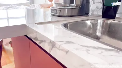 He came home and caught me masturbating, ate me deliciously, and ended the servi