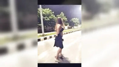 Indian Couple Fucking Outside Road At Night